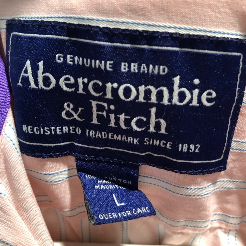 ABERCROMBIE & FITCH MENS DRESS SHIRT - Picture 4 of 9